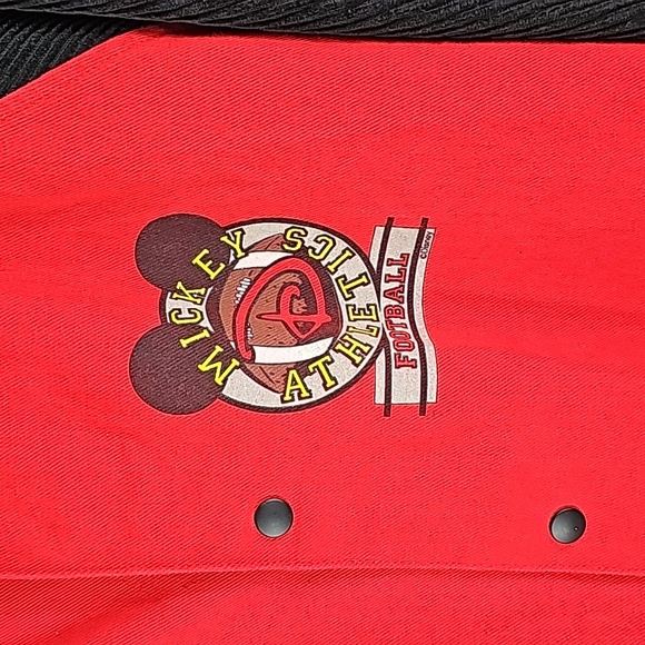 Disney- Vintage Mickey Mouse Football Jacket - Picture 2 of 7